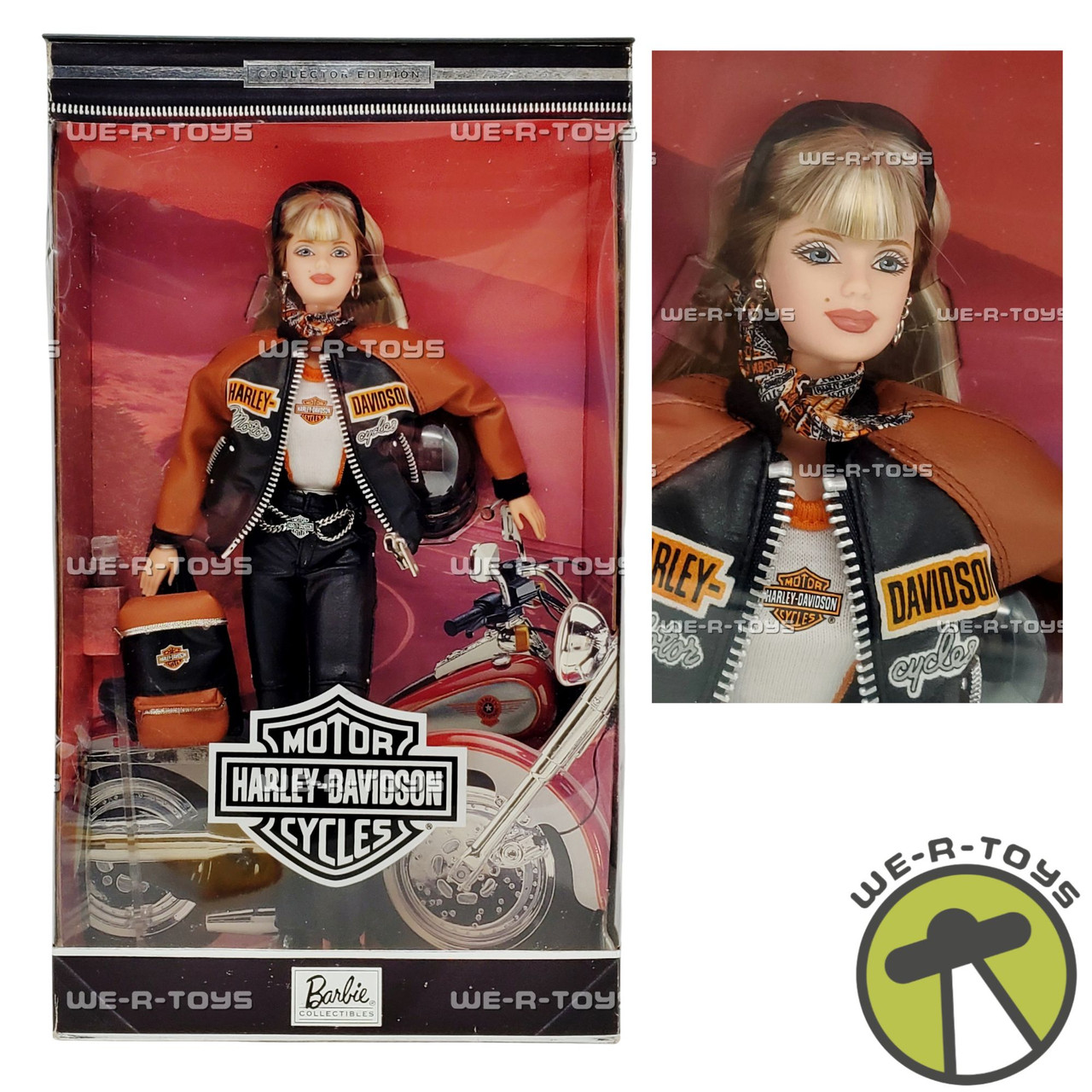 Harley Davidson Motorcycles Barbie Doll 1999 Mattel 25637 NEW - We