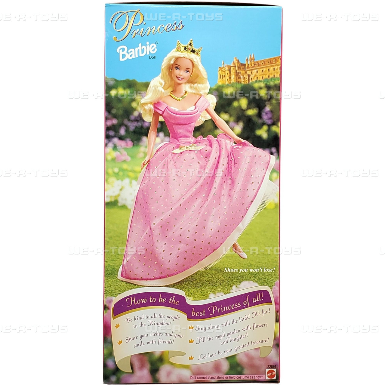 Princess Barbie Blonde Doll Easy to Dress 1998 Mattel 22891