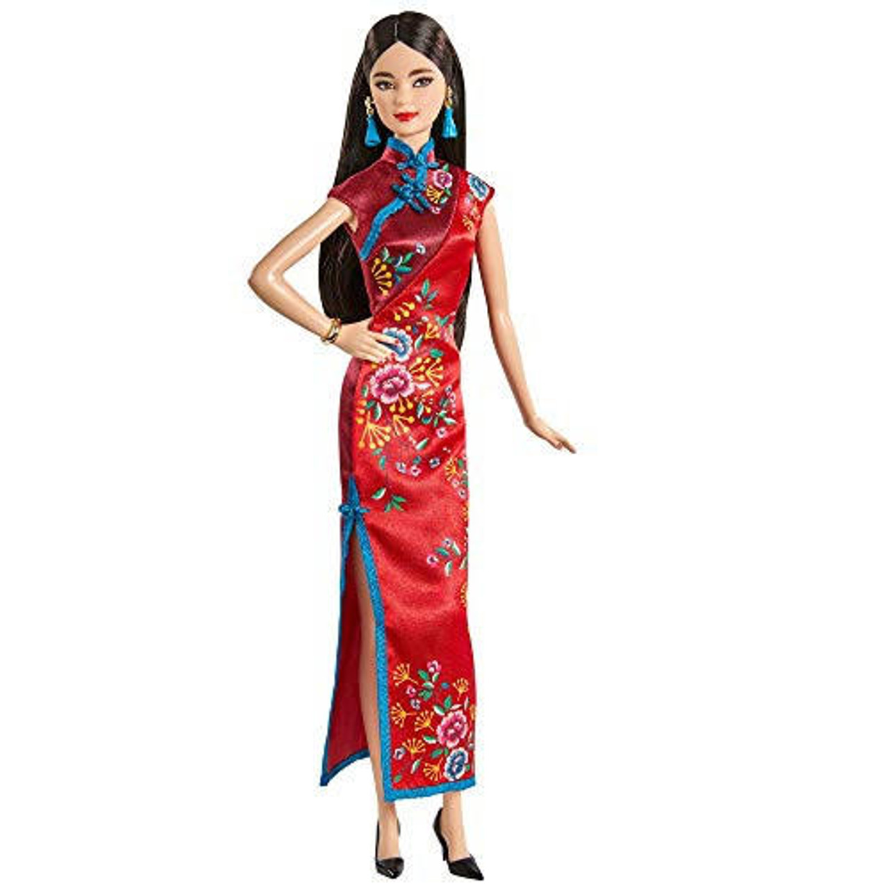 Barbie Signature Doll, Lunar New Year Collectible in Traditional Hanfu Robe  with Chinese Prints, Displayable Packaging