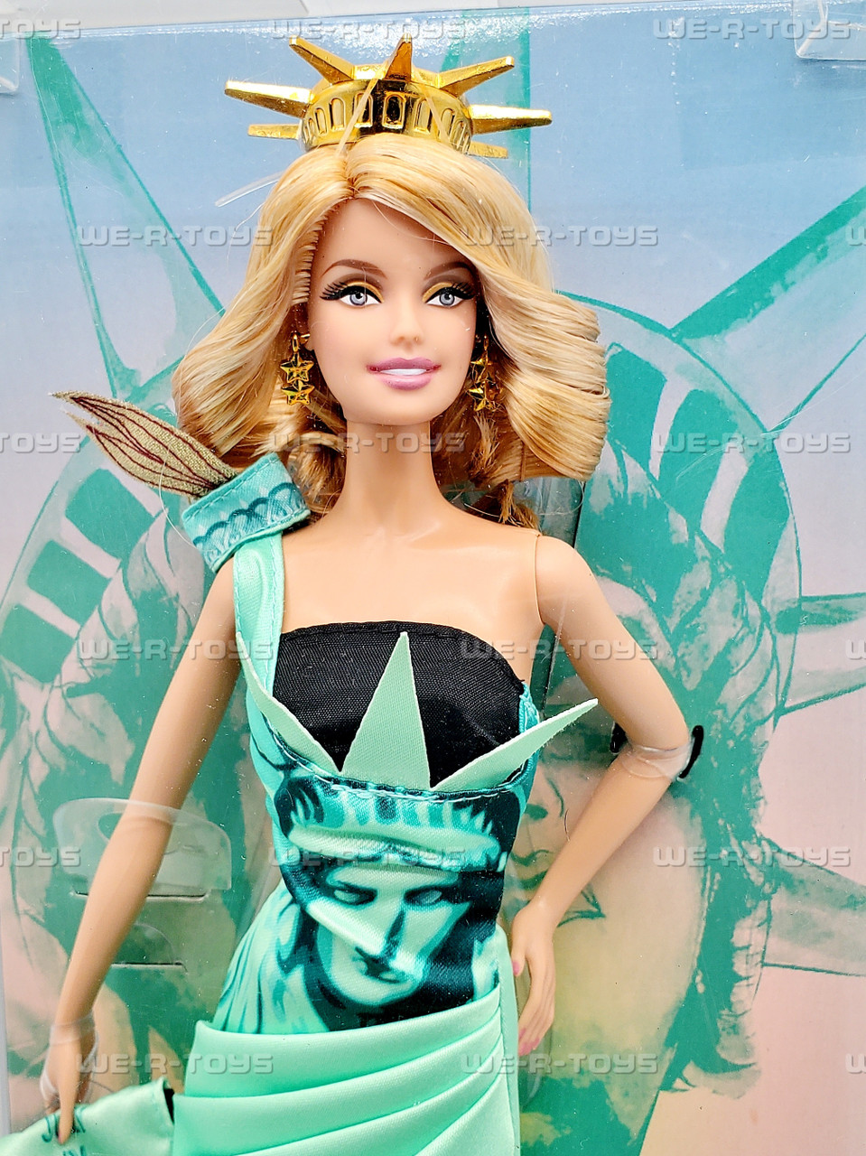 Statue of Liberty Barbie Doll Landmark Collection Pink Label 2009