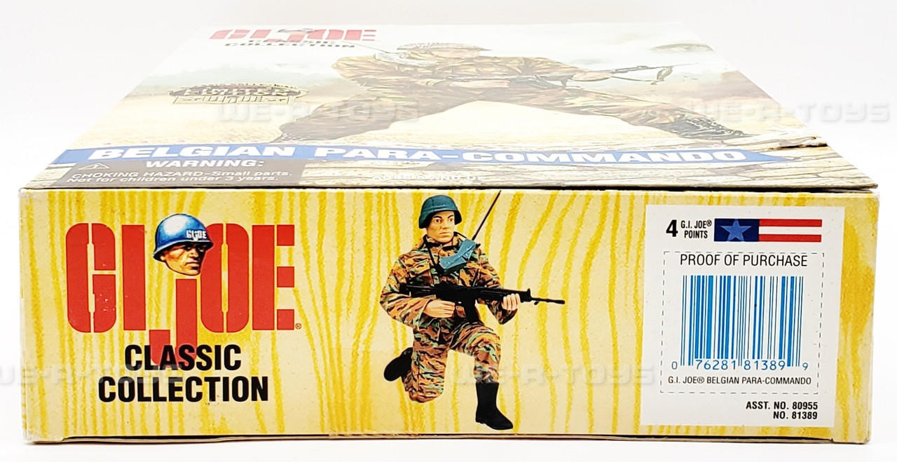 GI Joe Classic Collection Belgian Para-Commando Figure Hasbro 1997