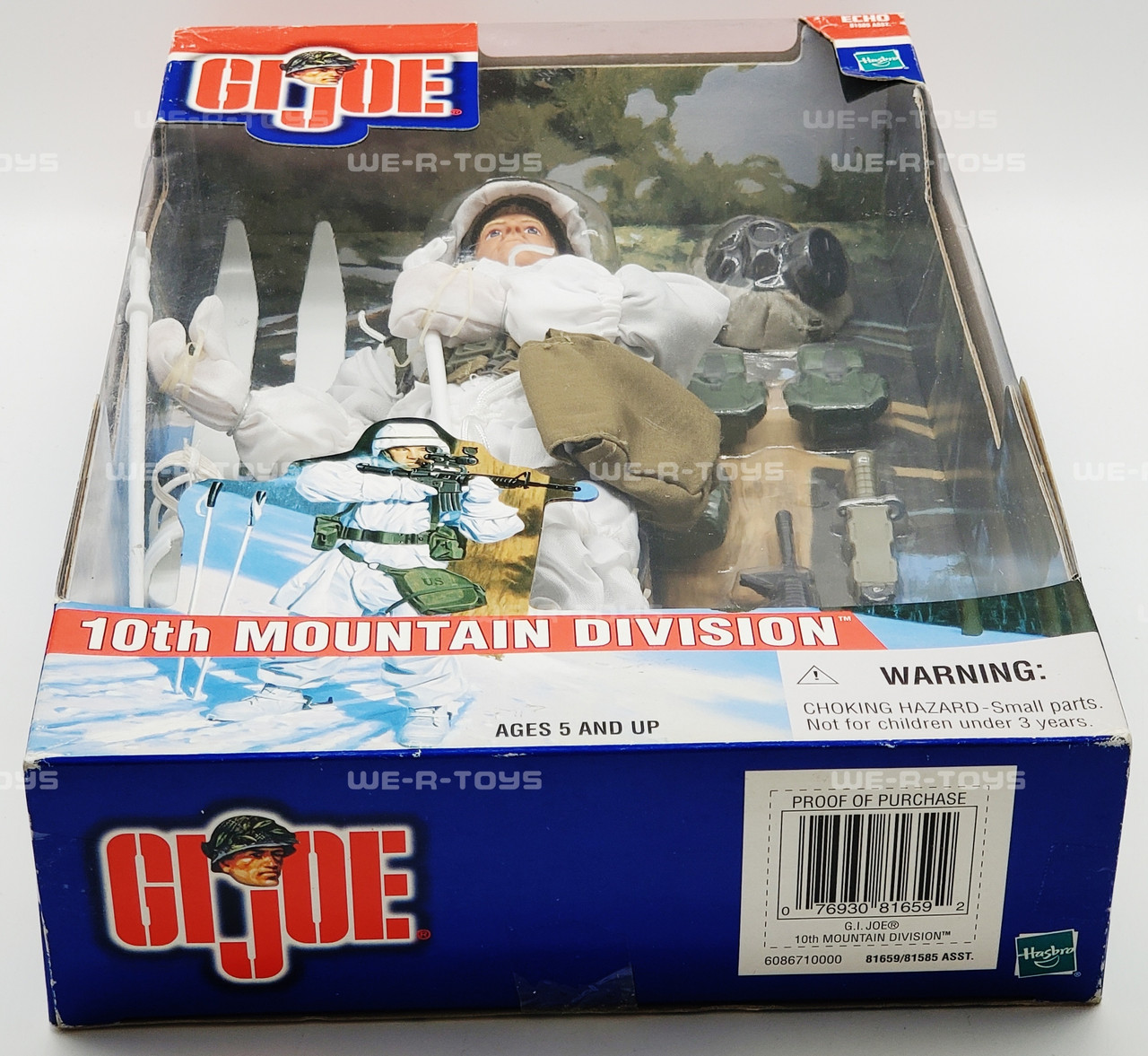 GI Joe 10th Mountain Division Action Figure Hasbro 2001 #81659 NEW