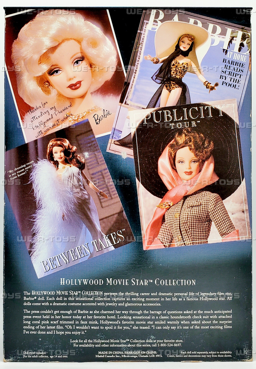 バービーHollywoodムービースターコレクションPublicity Tour Amazon.com: Barbie Hollywood Movie Star Collection Publicity Tour