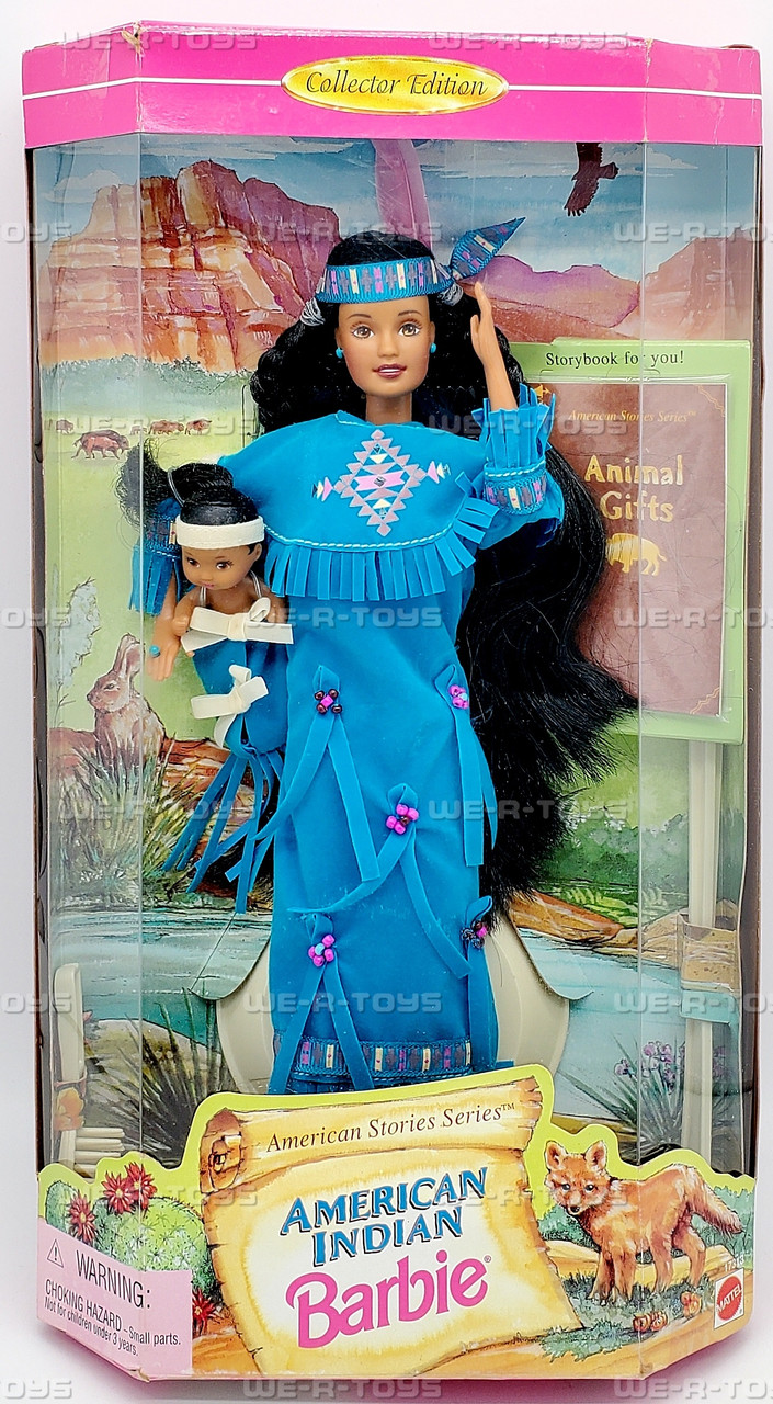 American Indian Barbie Doll American Stories Series 1996 Mattel