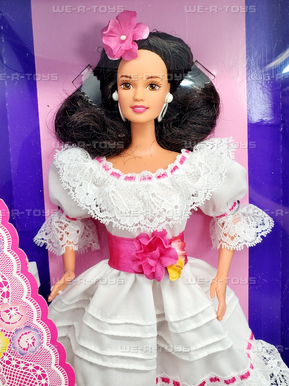 Dolls of the World Puerto Rican Barbie Doll 1996 Mattel 16754 - We