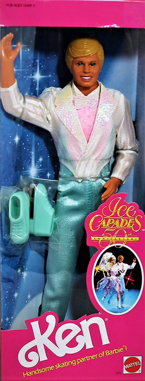 Barbie Ice Capades 50th Anniversary Ken Doll 1989 Mattel 7375