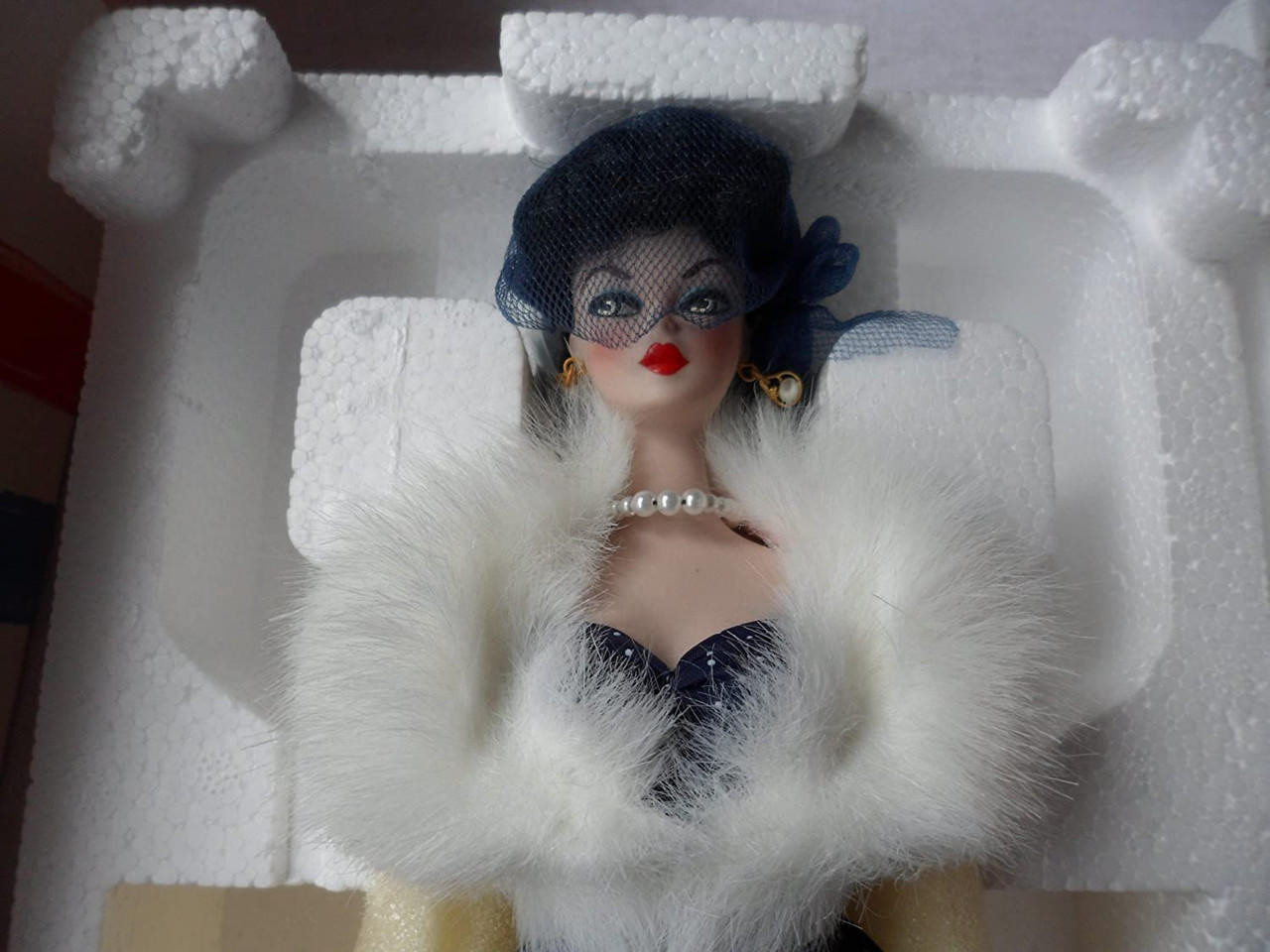 Gay Parisienne Barbie Doll Porcelain Treasures Collection Limited