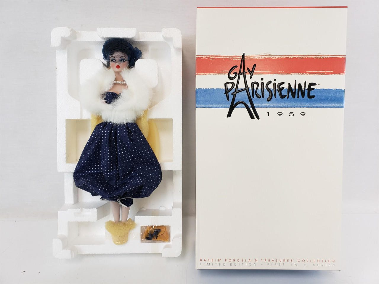 Gay Parisienne Barbie Doll Porcelain Treasures Collection Limited