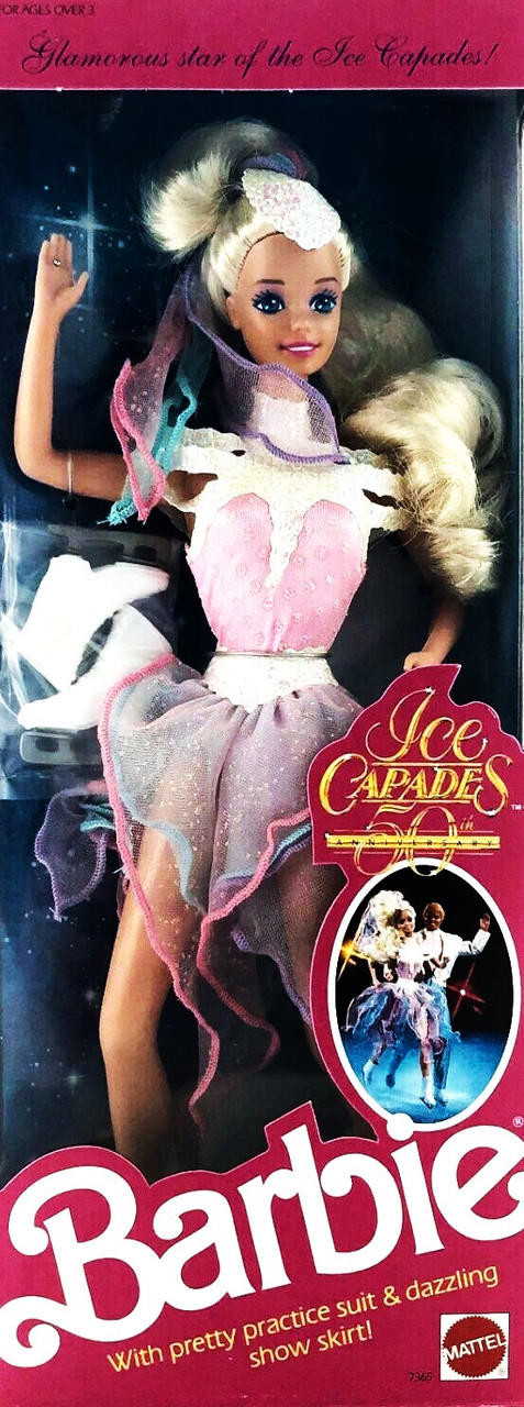 Ice Capades Barbie Doll 1989 50th Anniversary Mattel #7365