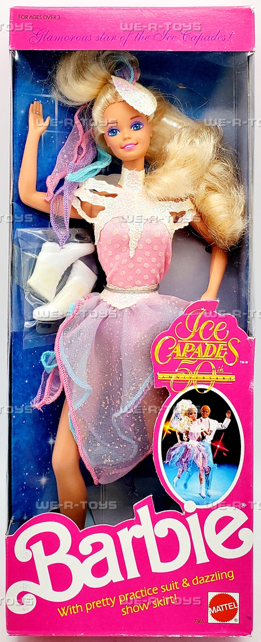 Ice Capades Barbie Doll 1989 50th Anniversary Mattel #7365