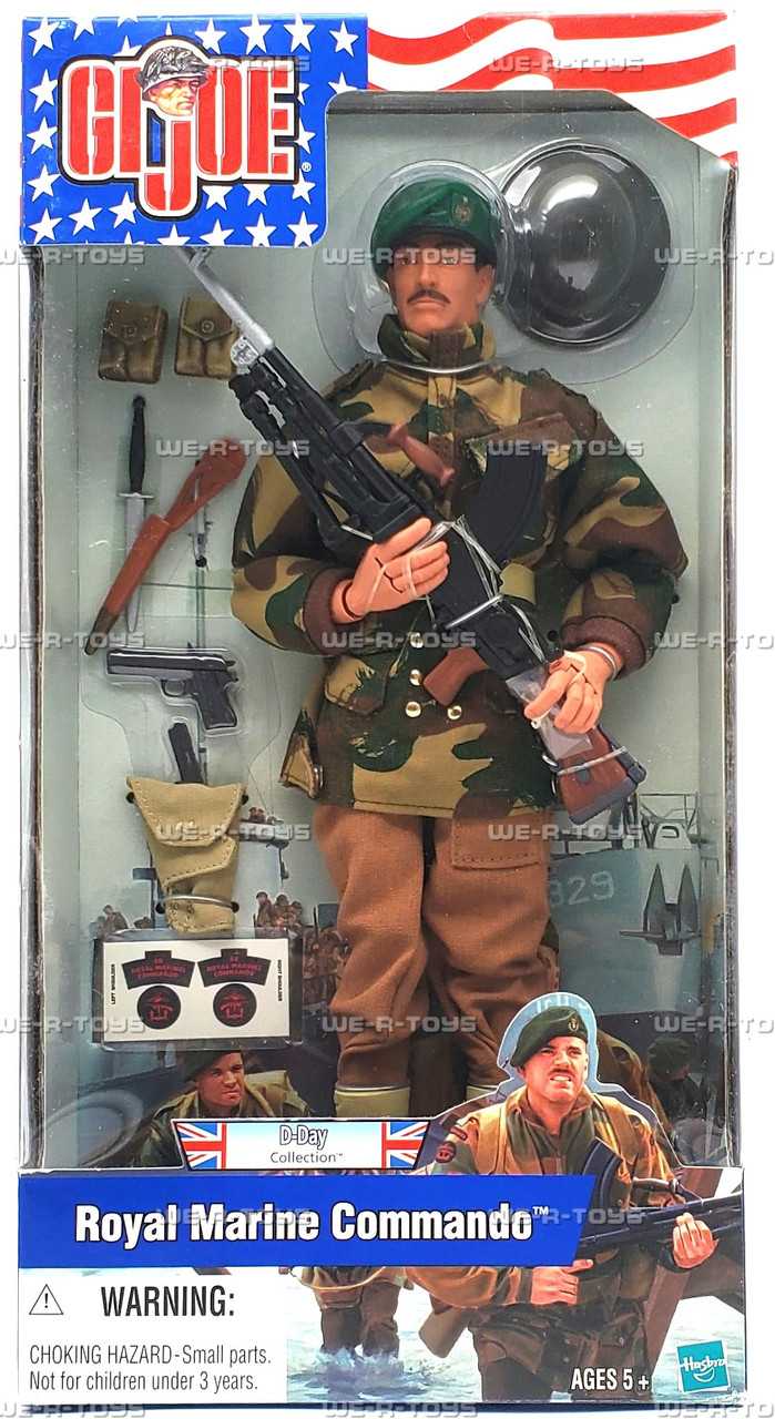 G.I. Joe Royal Marine Commando Action Figure D-Day Collection 2001
