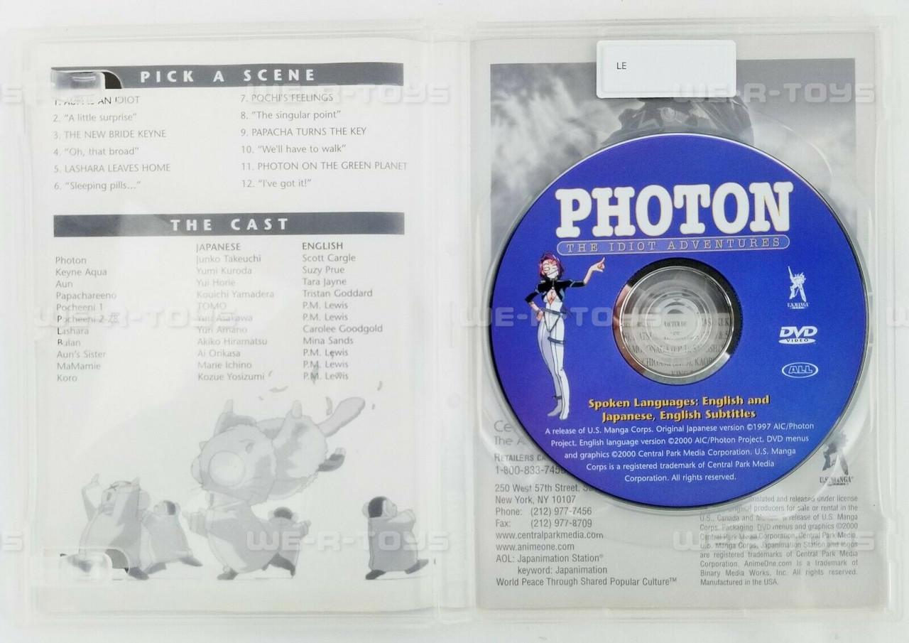 Photon The Idiot Adventure Complete Series DVD Episodes 1-6 - We-R