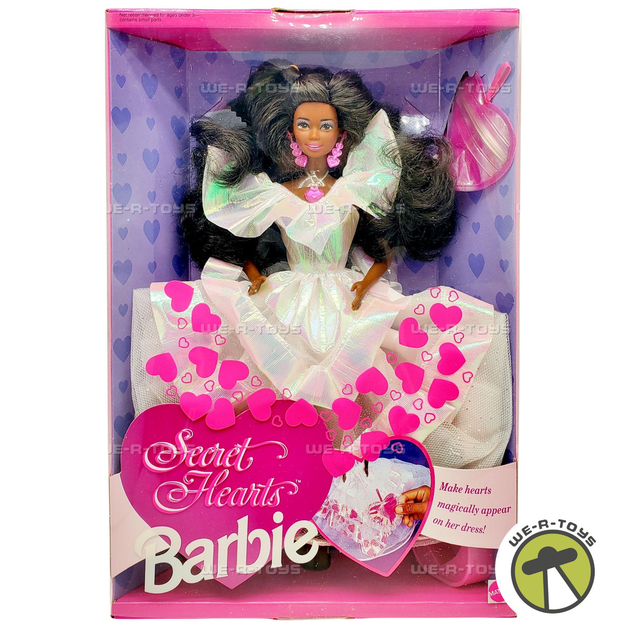 Barbie Secret Hearts African American Doll 1992 Mattel 3836 - We-R