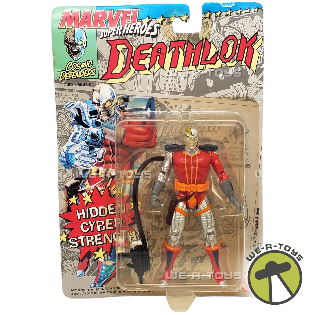Marvel Super Heroes Cosmic Defenders Deathlok Action Figure 1992