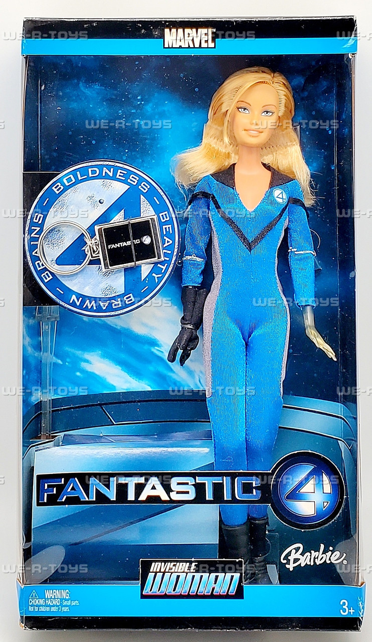 新品 INVISIBLE WOMAN BARBIE DOLL Barbie J0871 Marvel Avengers Invisible Woman Fantastic 4