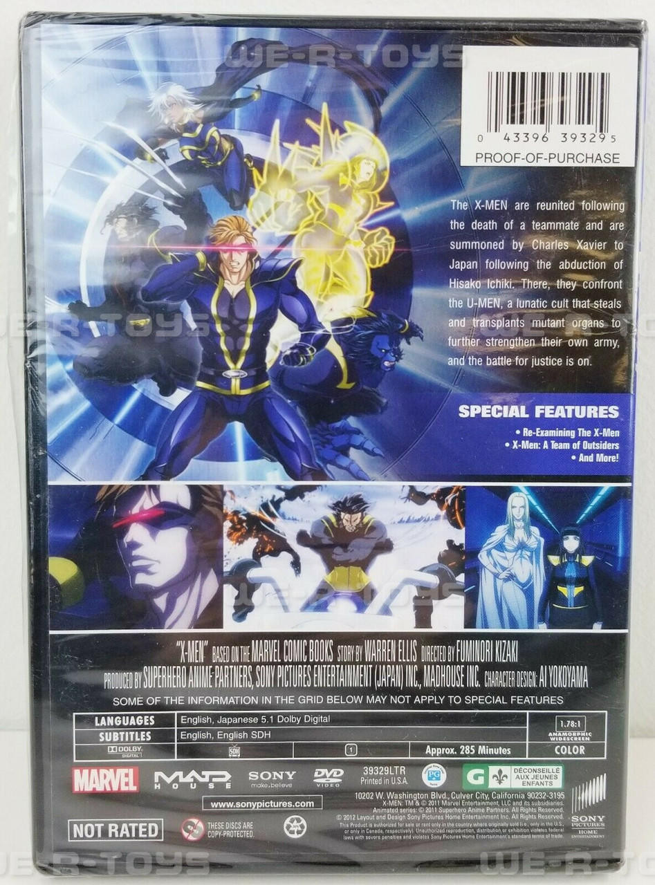 Marvel X-Men Animated Series 2-Disc Set DVD Sony Pictures 2012
