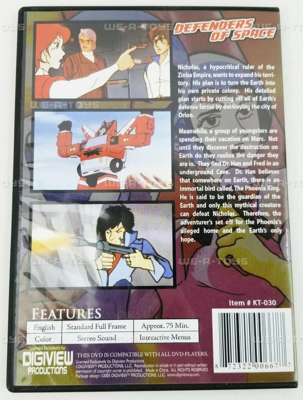 Defenders of Space DVD #KT-030 Digiview Productions 2005 - We-R-Toys