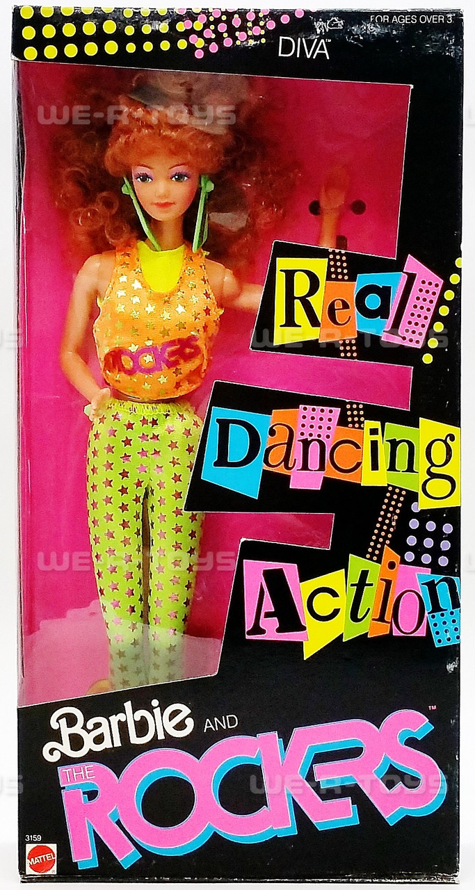 1986 Barbie and The Rockers Dana Doll #3158 Real Dancing Action