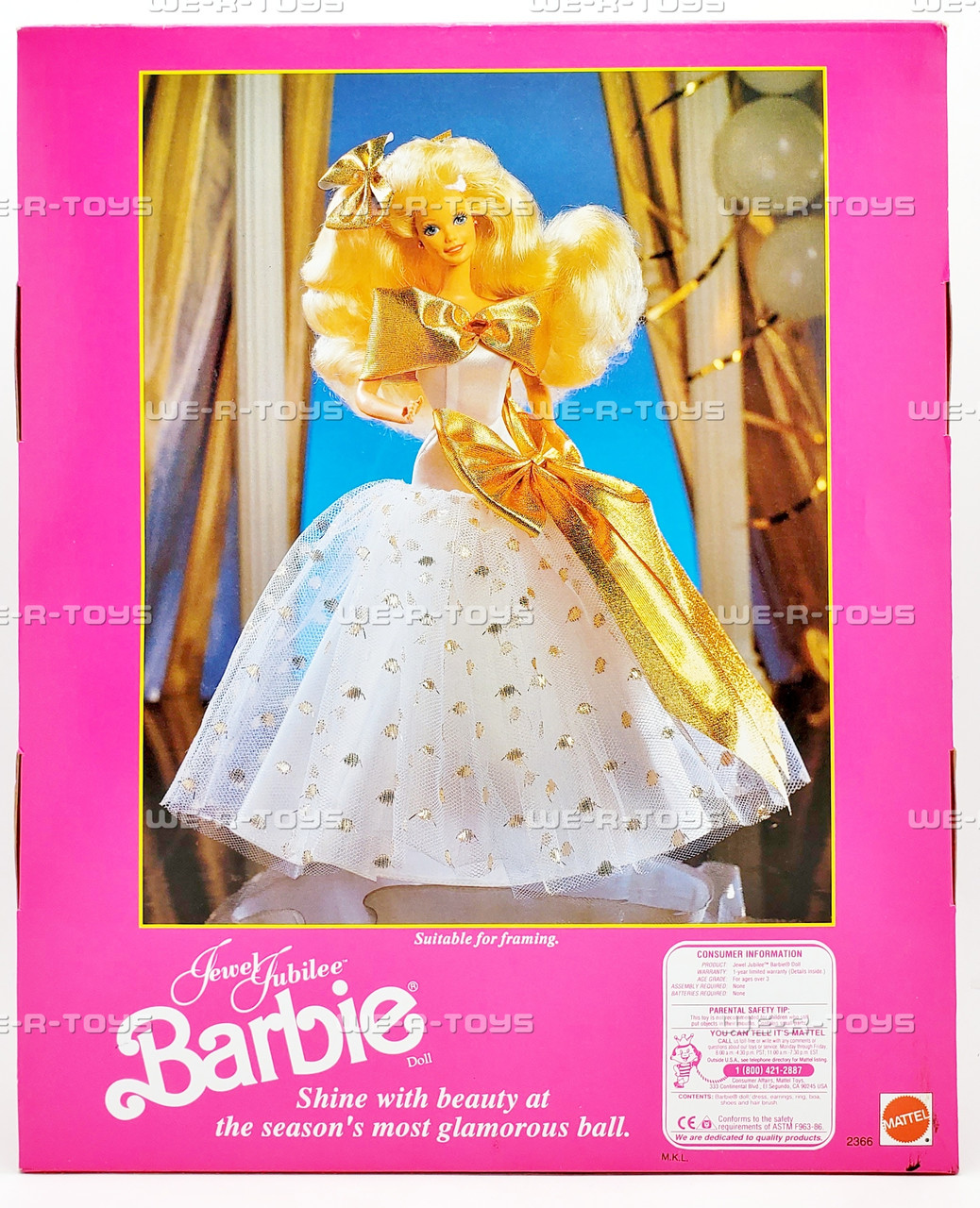 Barbie Jewel Jubilee Doll Special Edition 1991 Mattel No. 2366 NEW