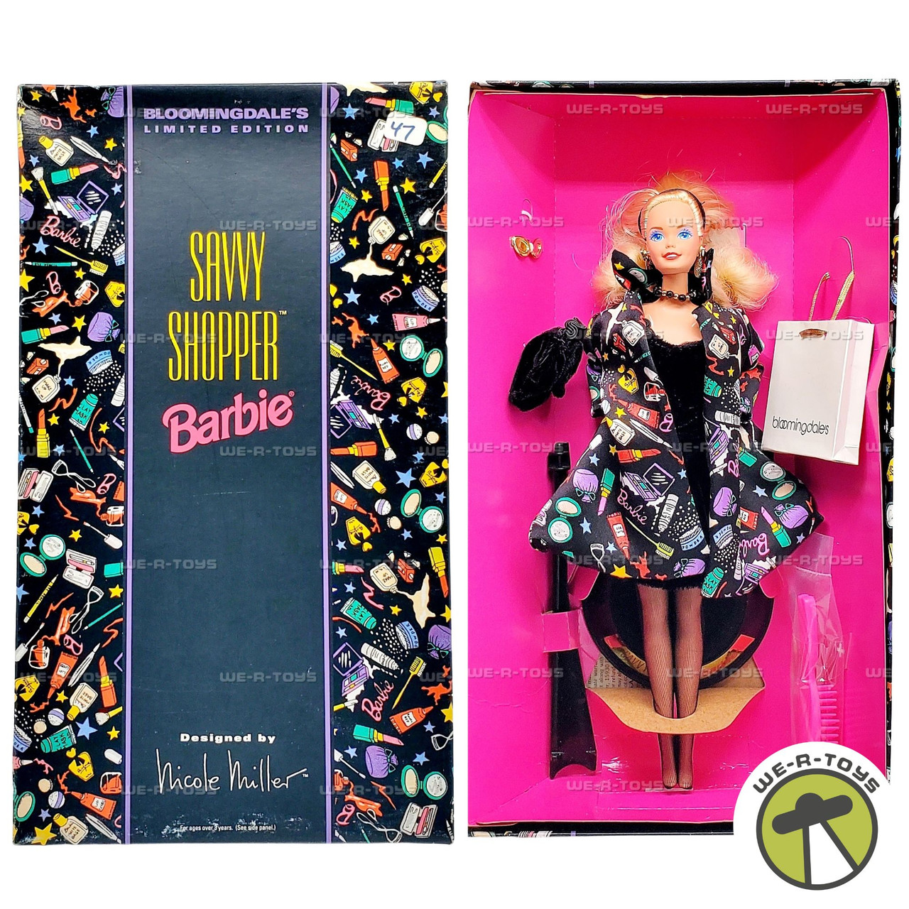 Bloomingdale's Limited Edition Savvy Shopper Barbie Doll 1994