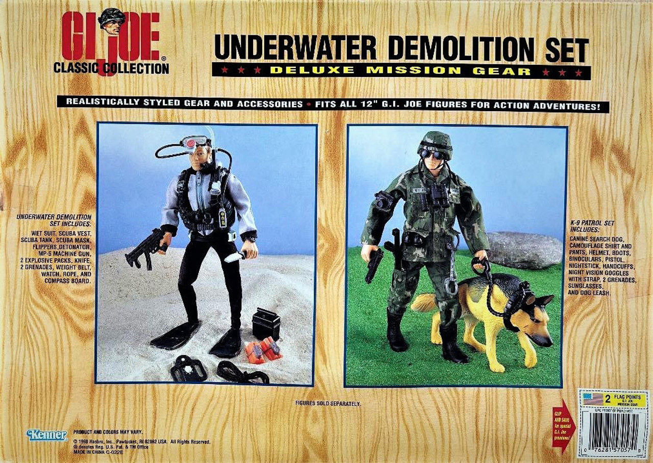 GI Joe Classic Collection Underwater Demolition Set Deluxe Mission