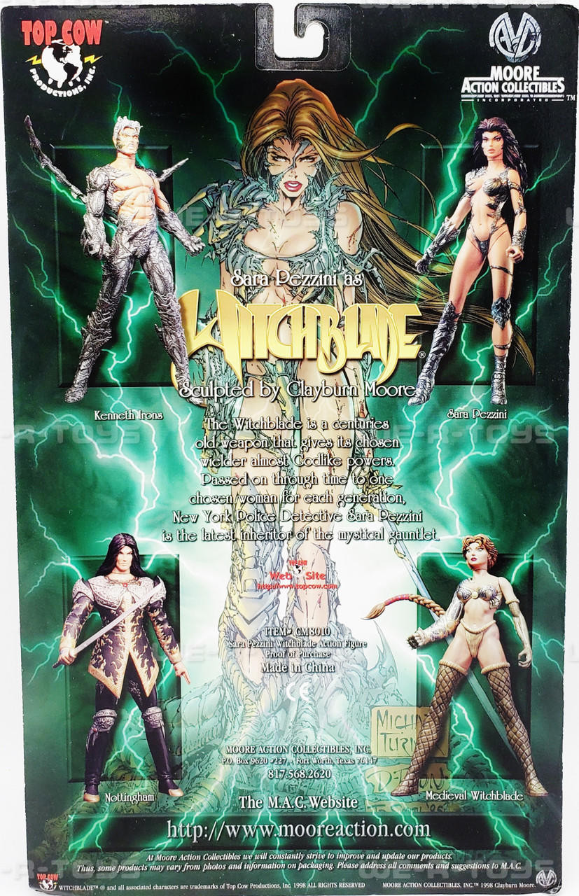 Witchblade Sara Pezzini Figure Moore Action Collectibles #CM8010 NEW