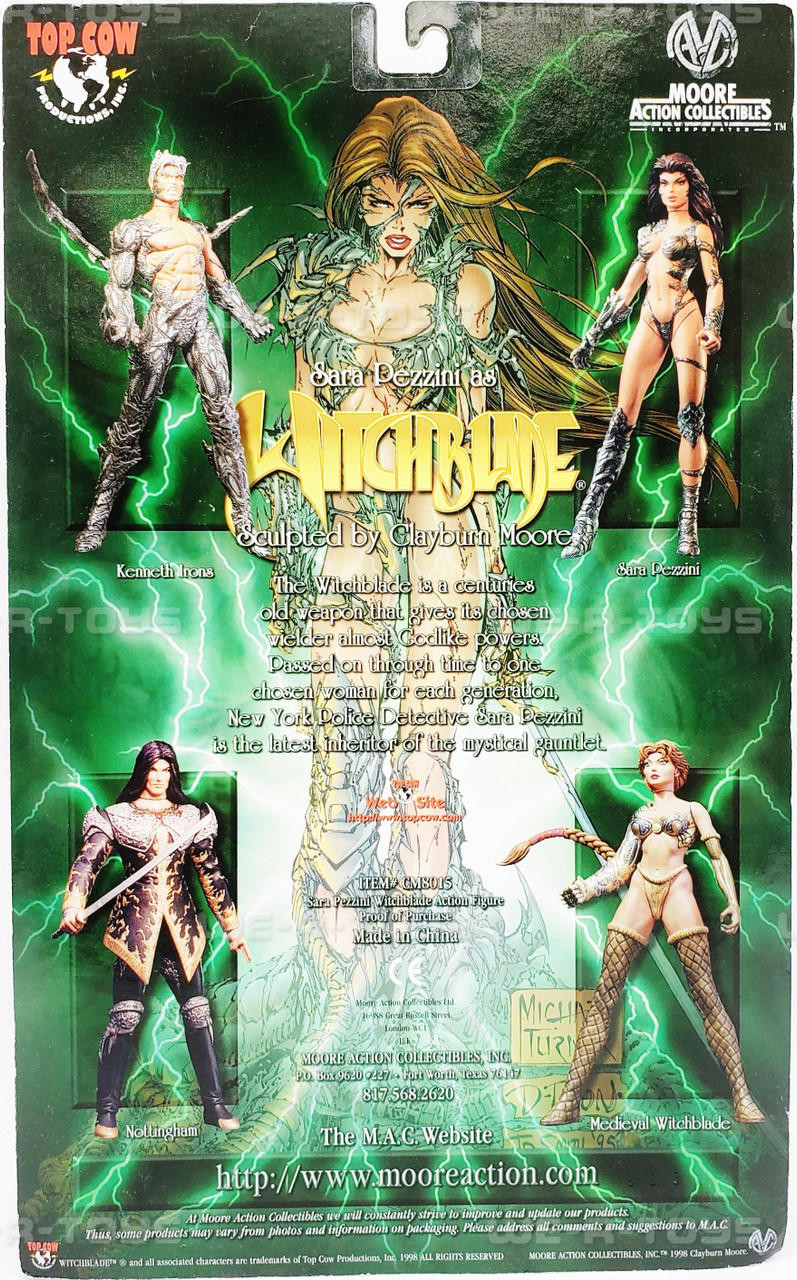 Witchblade Obsidian Sara Pezzini Figure Moore Action Collectibles