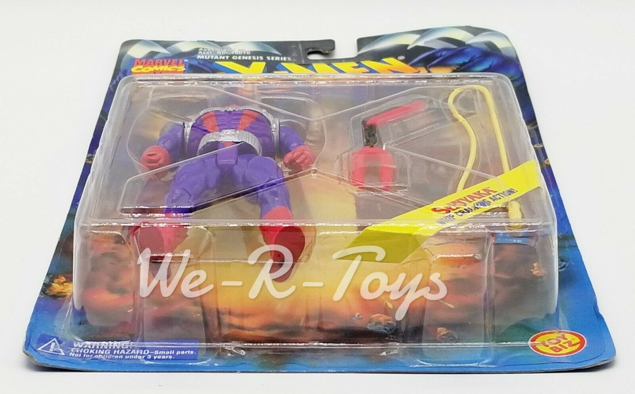 X-Men Senyaka Action Figure Whip Cracking Action Marvel 1995 