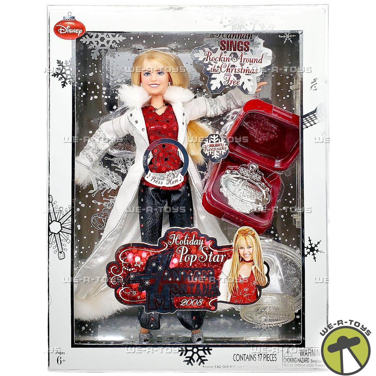 Disney's Hannah Montana Holiday Singing Doll 2008 Jakks Pacific