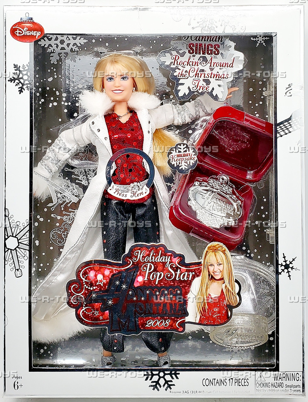 Disney's Hannah Montana Holiday Singing Doll 2008 Jakks Pacific