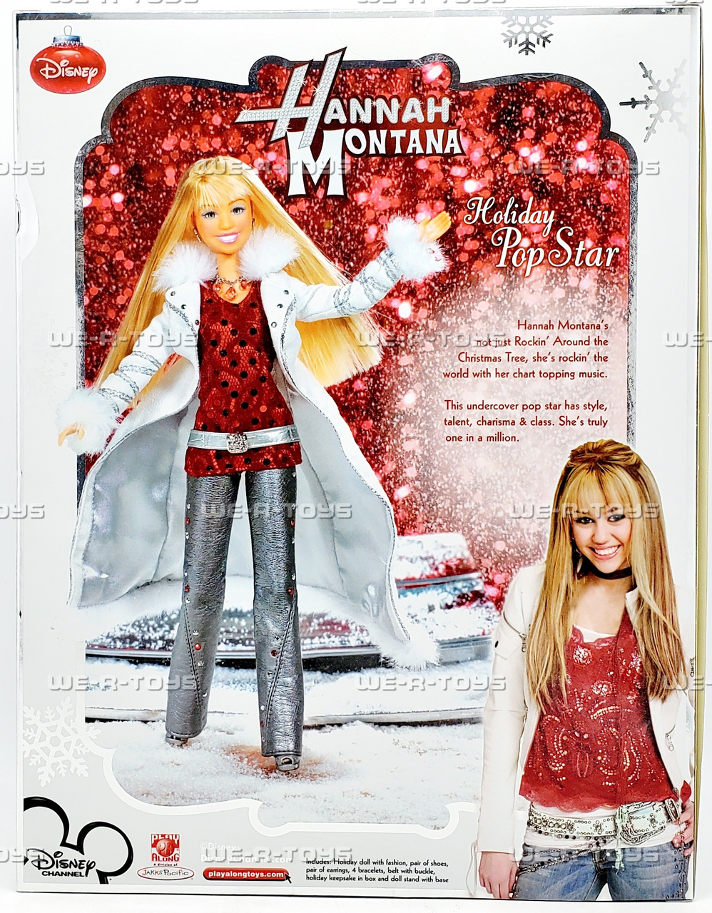 Disney's Hannah Montana Holiday Singing Doll 2008 Jakks Pacific