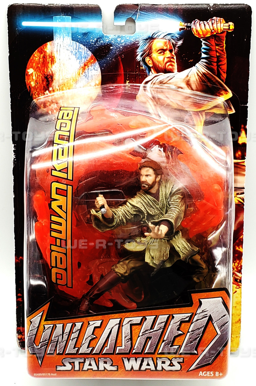 Star Wars Unleashed Obi-Wan Kenobi Action Figure Hasbro 2005