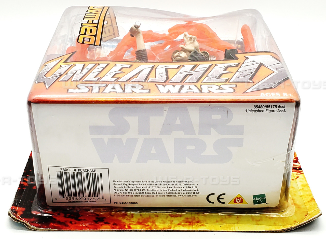 Star Wars Unleashed Obi-Wan Kenobi Action Figure Hasbro 2005