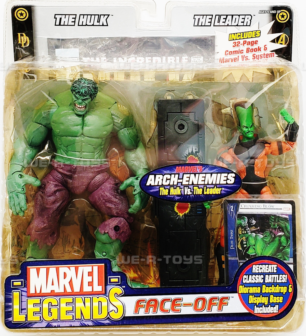 MARVEL LEGENDS CLASSICS The Incredible Hulk Smart Hulk Toy Biz 2004Action Figure EUR 99,00 - FR