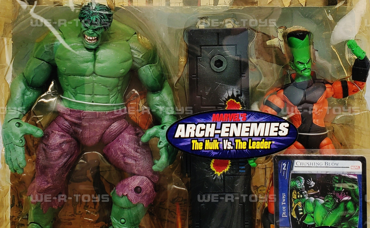 Marvel Legends Face-Off Hulk vs the Leader Action Figures Toy Biz