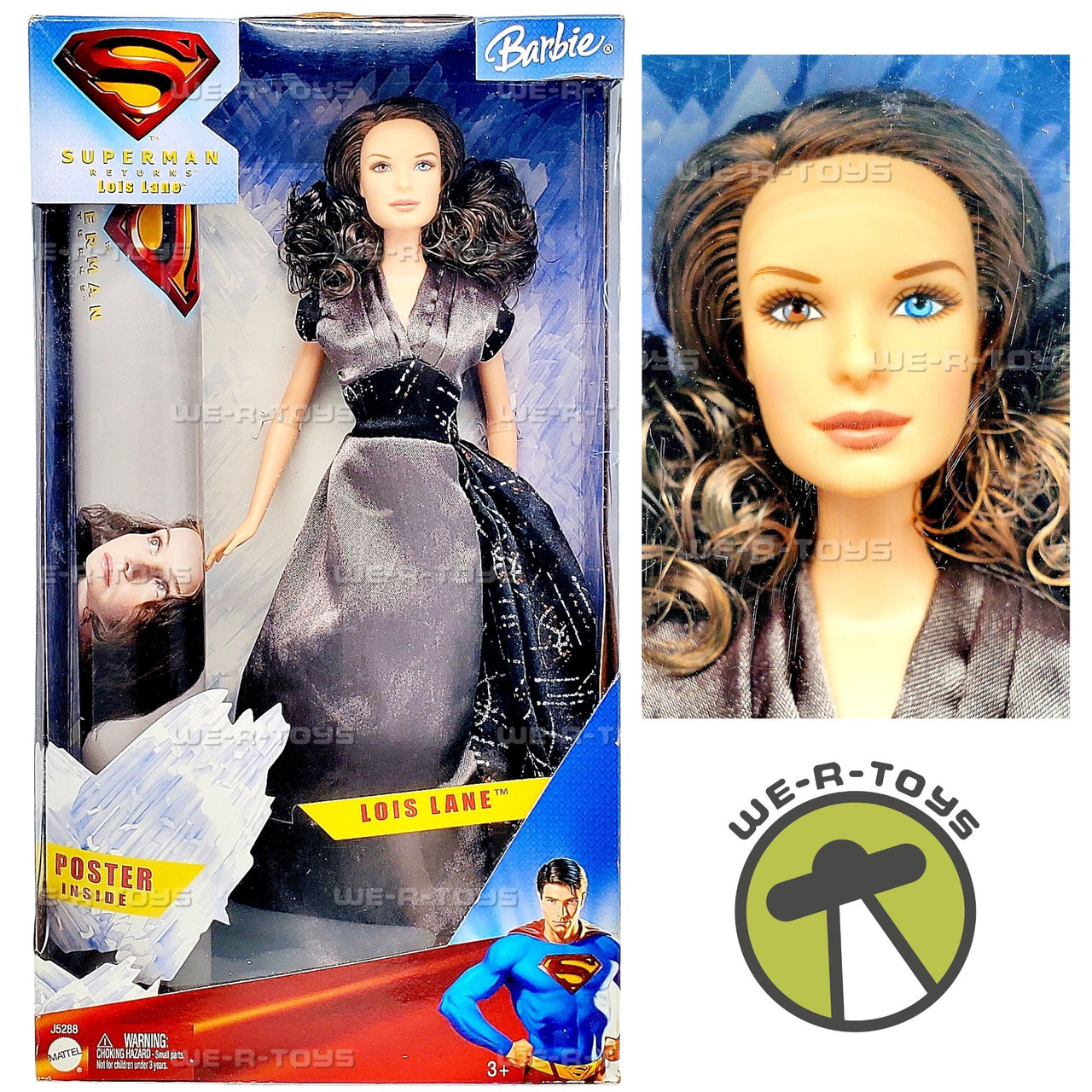 Superman Returns Lois Lane Barbie Doll 2005 Mattel J5288 - We-R-Toys