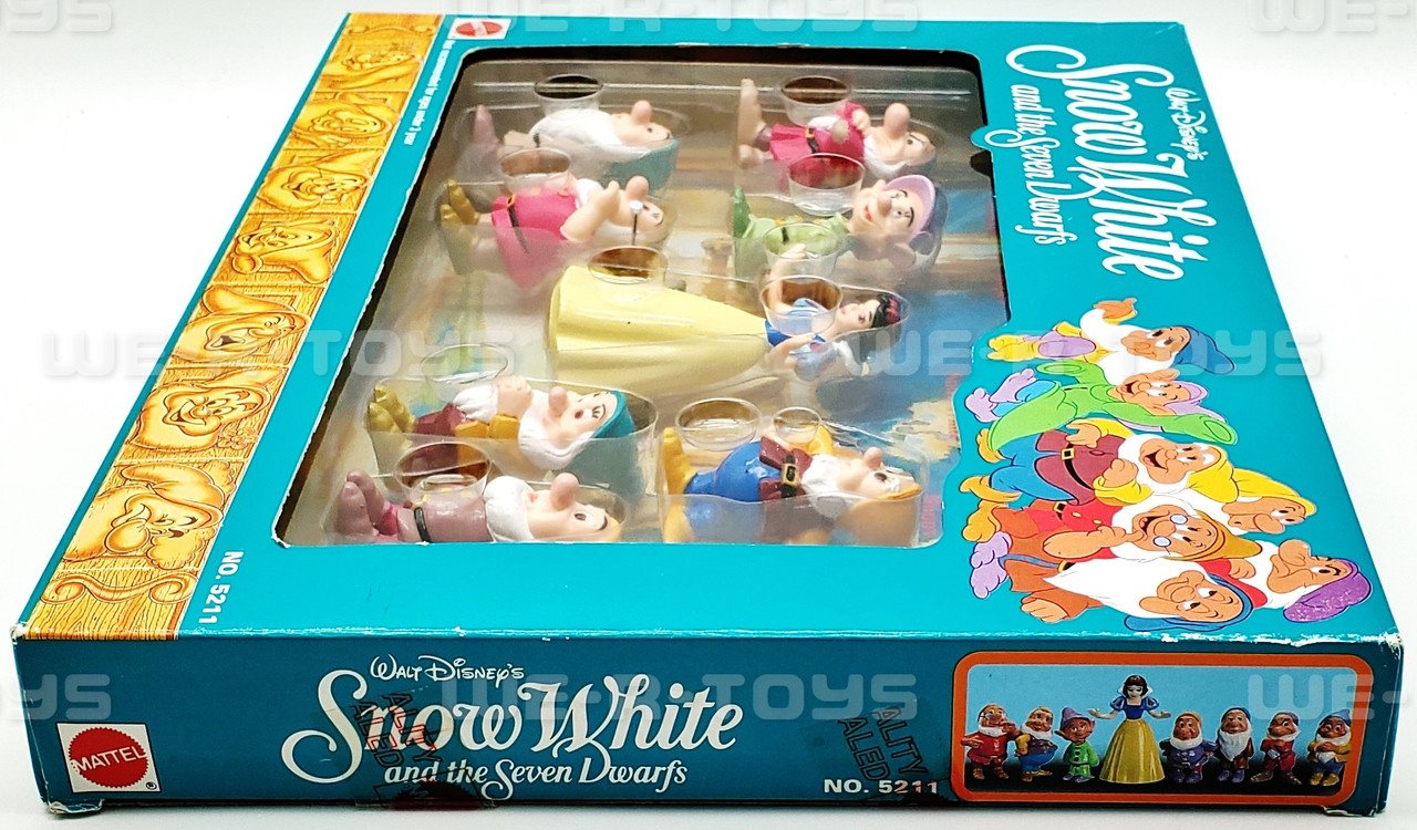 Walt Disney's Snow White and the Seven Dwarfs PVC Figures Mattel
