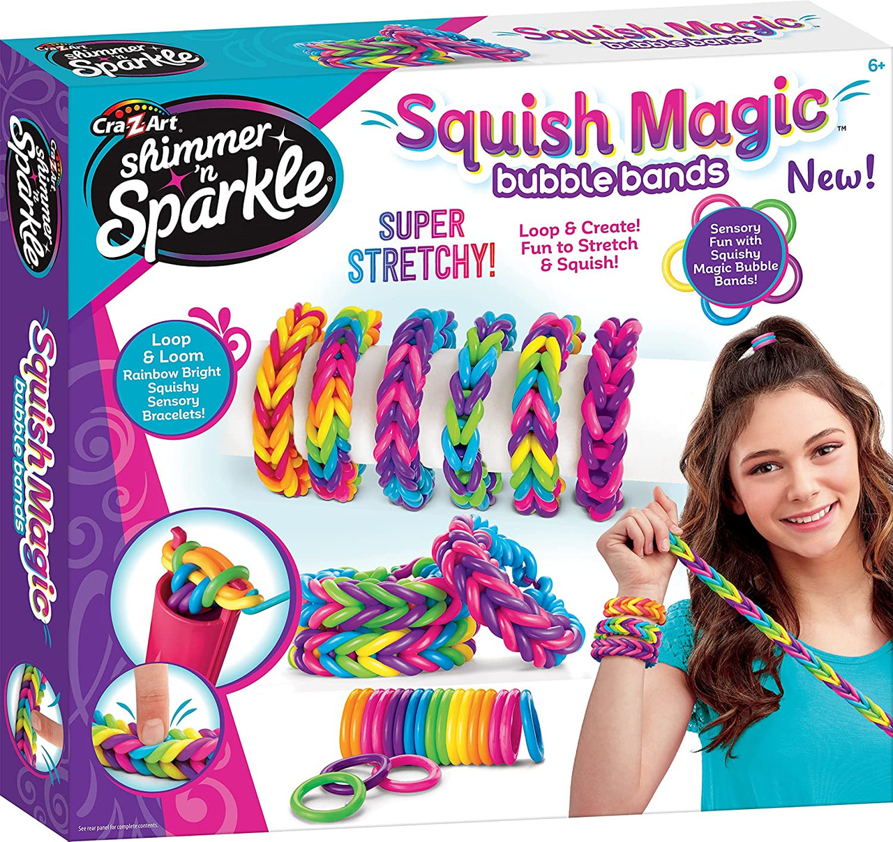 Cra-Z-Art Shimmer 'n Sparkle - Friendship Bracelet Kit - Ages 6 and up