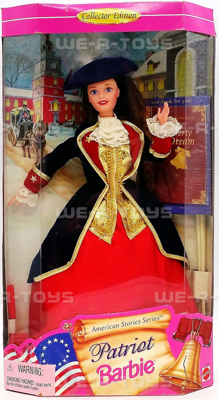 Patriot Barbie American Stories Series Collector Edition Doll 1996 Mattel  #17312