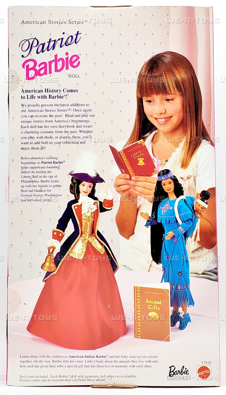 Patriot Barbie American Stories Series Collector Edition Doll 1996