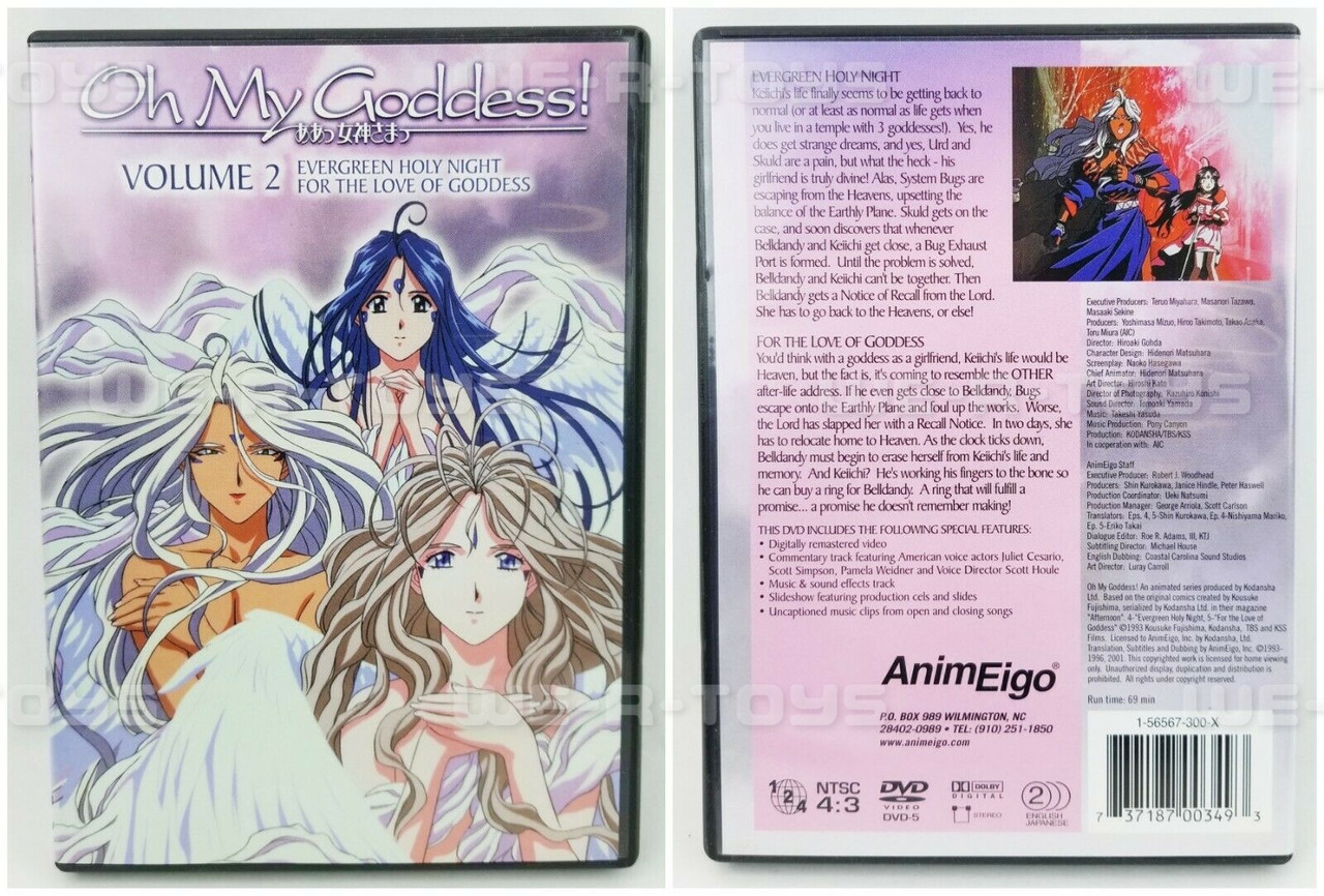 Mixed Lot of 5 Anime DVDS Fake Oh My GoddessGetter Robo Saber J