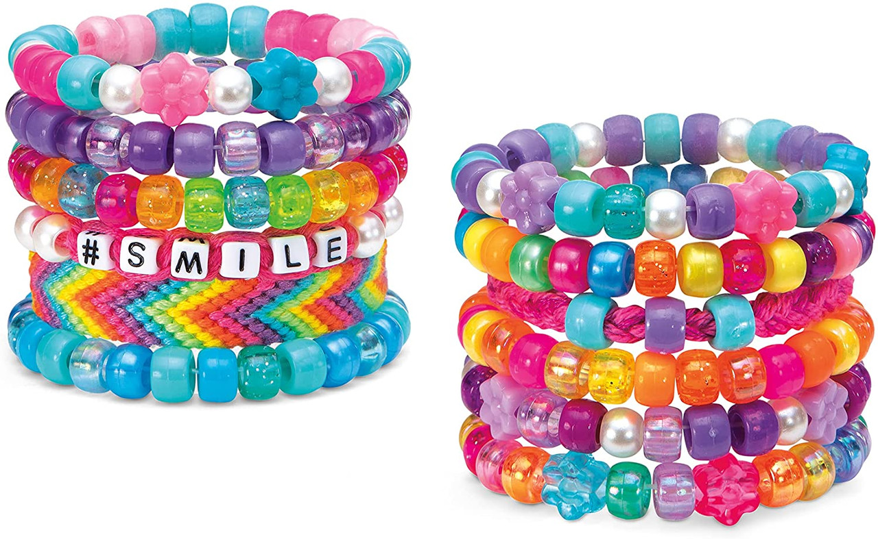 Cra-Z-Art Be Inspired ABC Fashion Bead Bracelet Studio, 800+ Multi-Color  Beads