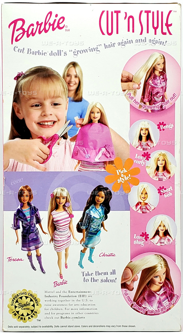 Cut 'n Style Barbie Doll 2002 Mattel 56891 - We-R-Toys