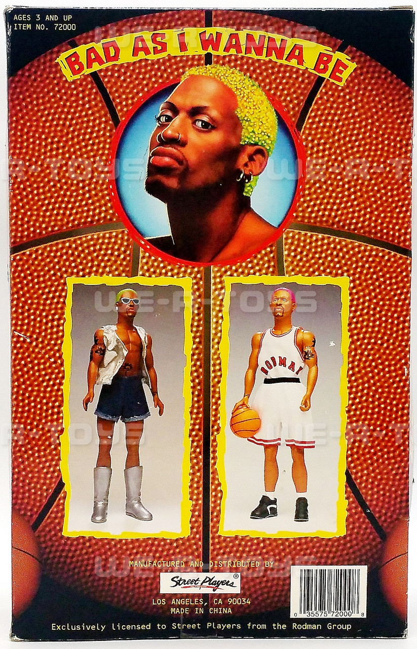 DENNIS RODMAN フィギュア Street Players Dennis Rodman Doll, Bad as I Wanna Be