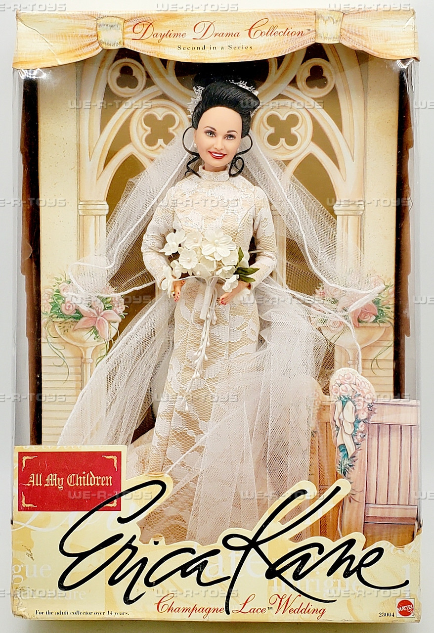 Erica Kane All My Children Champagne Lace Wedding Doll 1999 Mattel