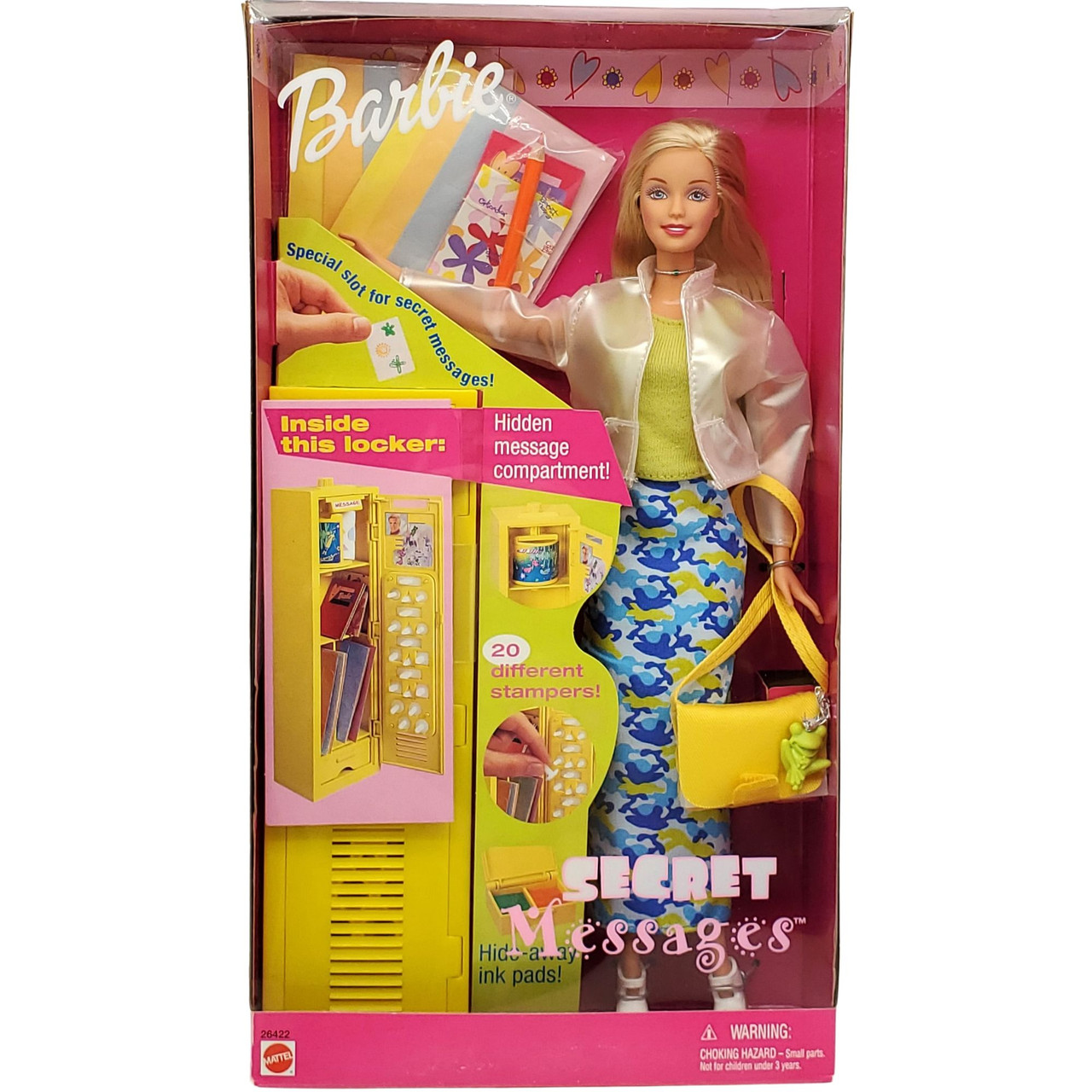 Barbie Secret Messages Doll with Locker and Accessories 1999