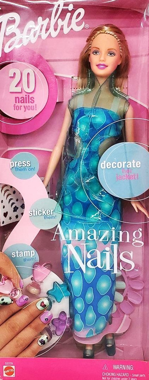 Barbie Amazing Nails Doll 2001 Mattel 53379