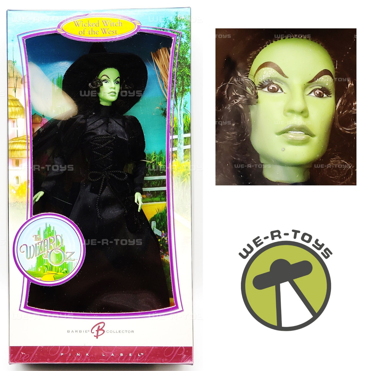 Wicked Witch of the West Barbie The Wizard of Oz Pink Label 2006 Mattel  K8685