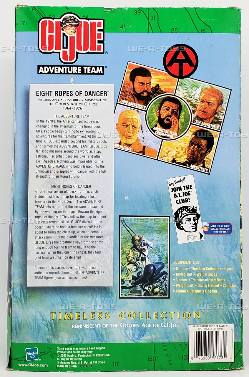 GI Joe Adventure Team Eight Ropes of Danger with Kung Fu Grip 2002