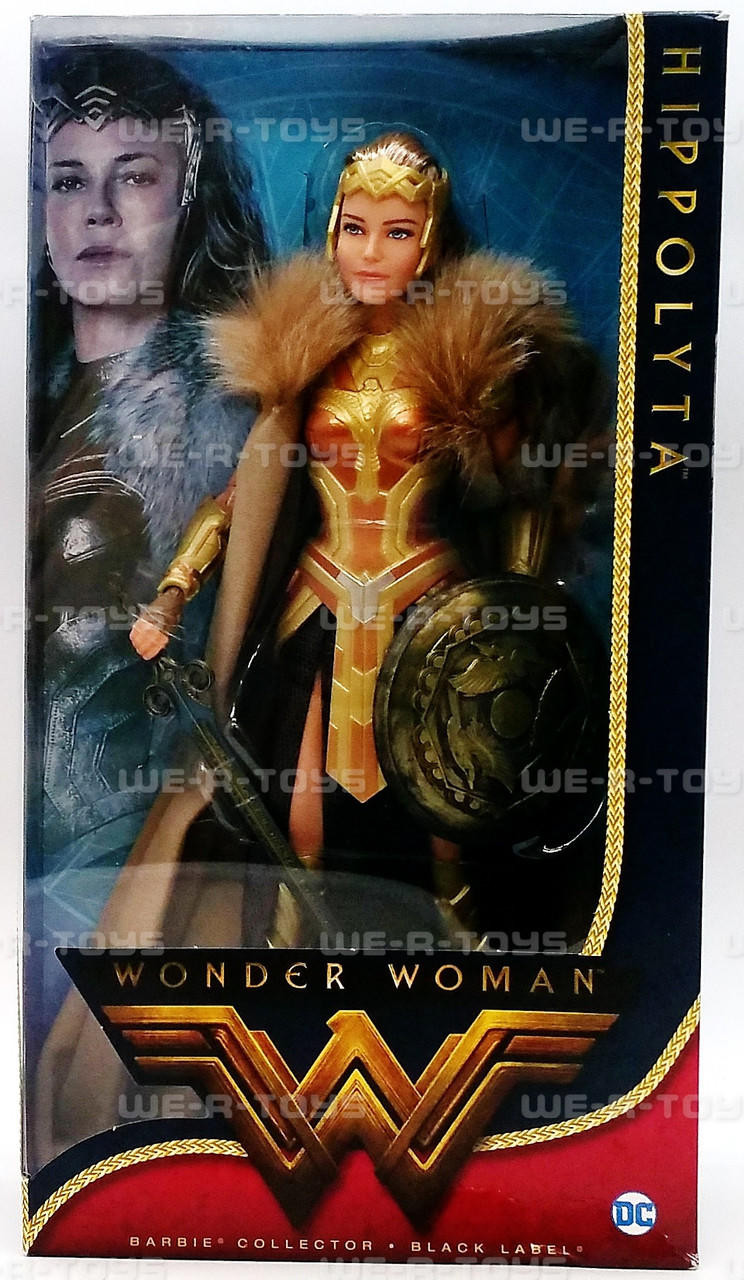 Hippolyta DC Wonder Woman Black Label Barbie Doll 2016 Mattel #DWD81